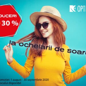 Reduceri intre 15 si 30% la ochelarii de soare